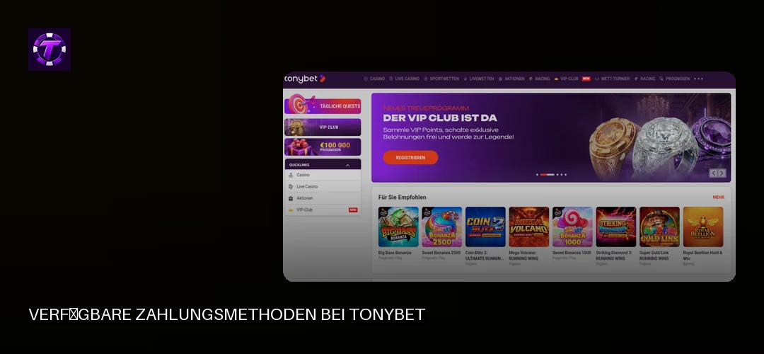 Tonybet promotional banner
